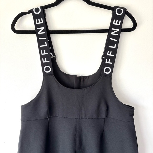 Offline by Aerie Chillside Collection Black Ski Snowboard Overalls Pant Bib - Picture 3 of 14